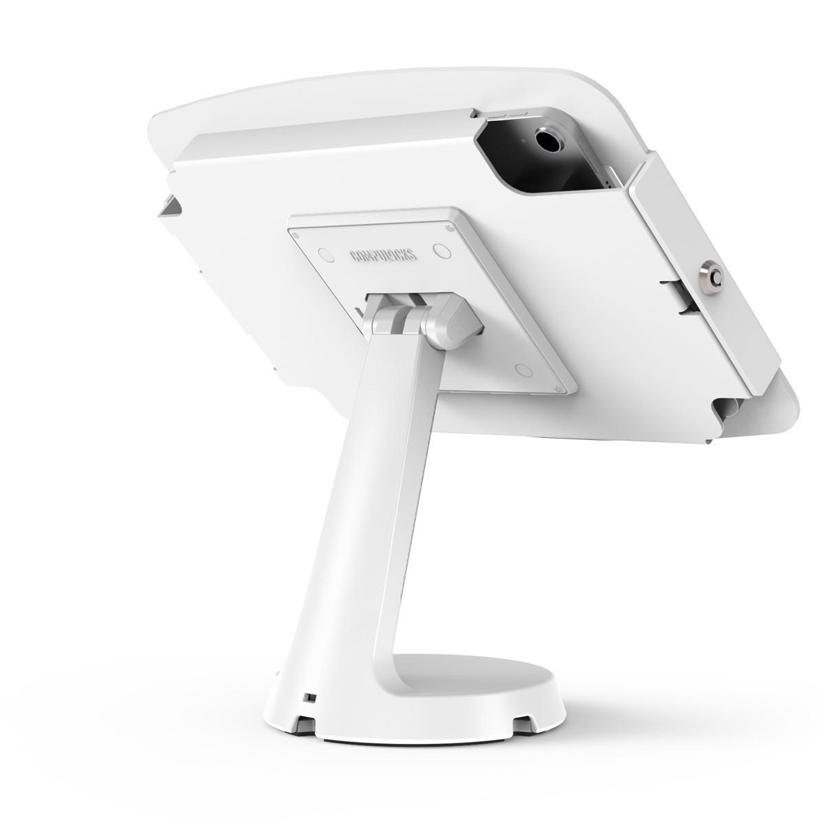 Bundle / VESA Mast Counter Stand + Space, Enclosure for iPad 10th-11th (A16) Gen - White