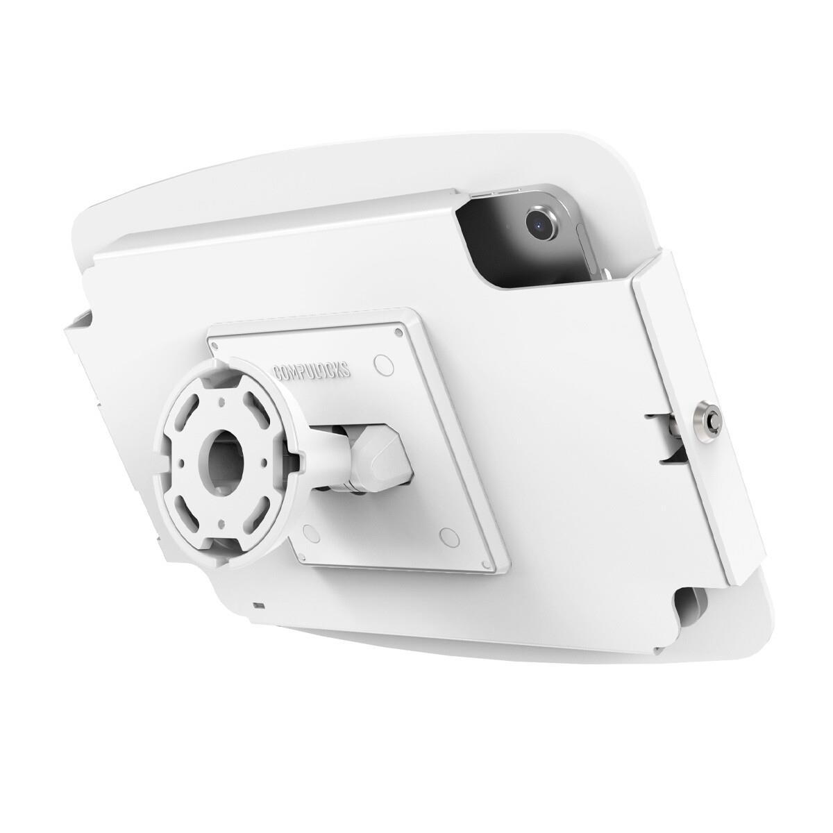 Bundle / VESA Tilting Wall Mount + Space, Enclosure for iPad 10th-11th (A16) Gen - White