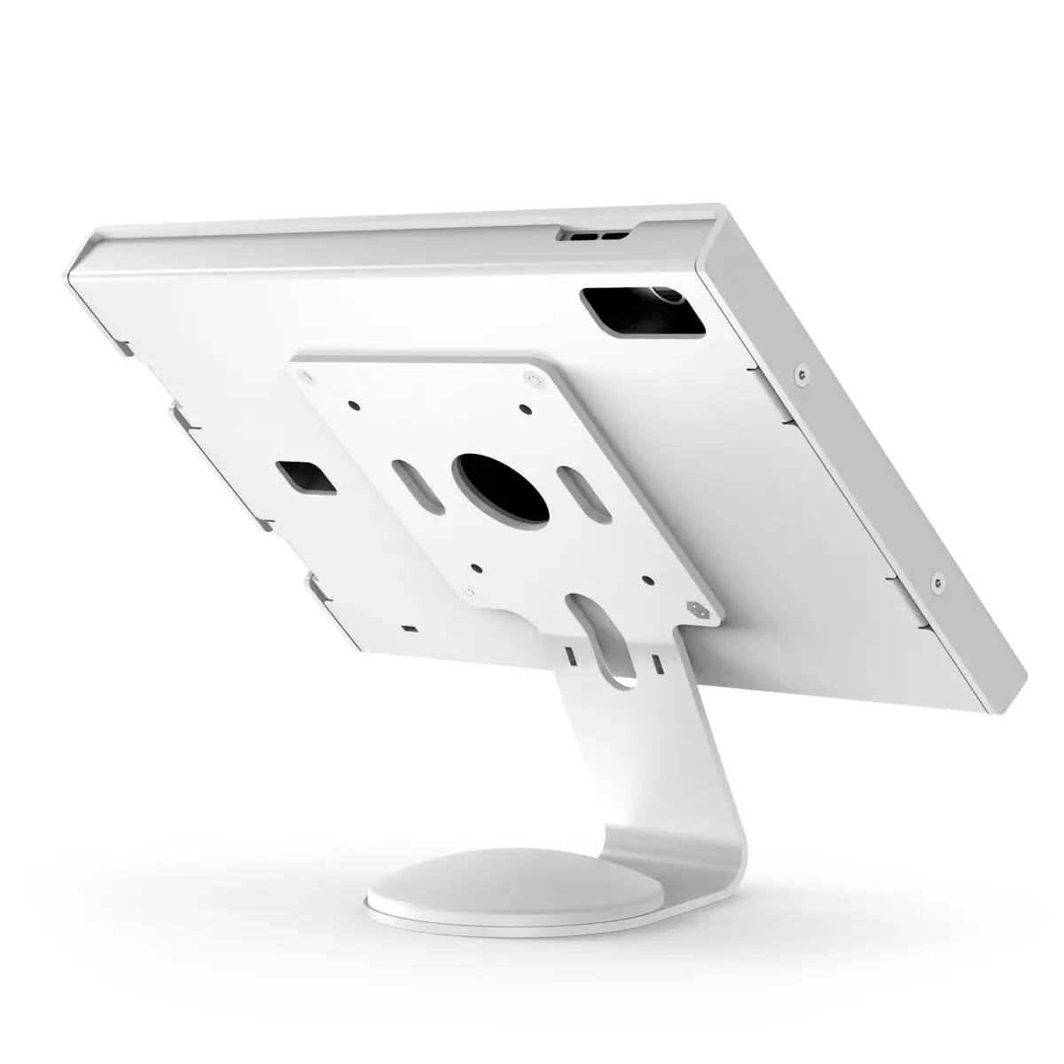 Bundle / VESA Fixed 45 Degree Core Counter Stand or Wall Mount + Swell Secured Enclosure Wall Mount for iPad 10.9in 10th Gen - White