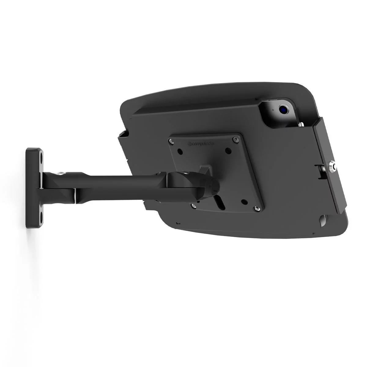 Bundle / Swing Wall Mount Arm + Space, Enclosure for iPad Air 10.9in - Black