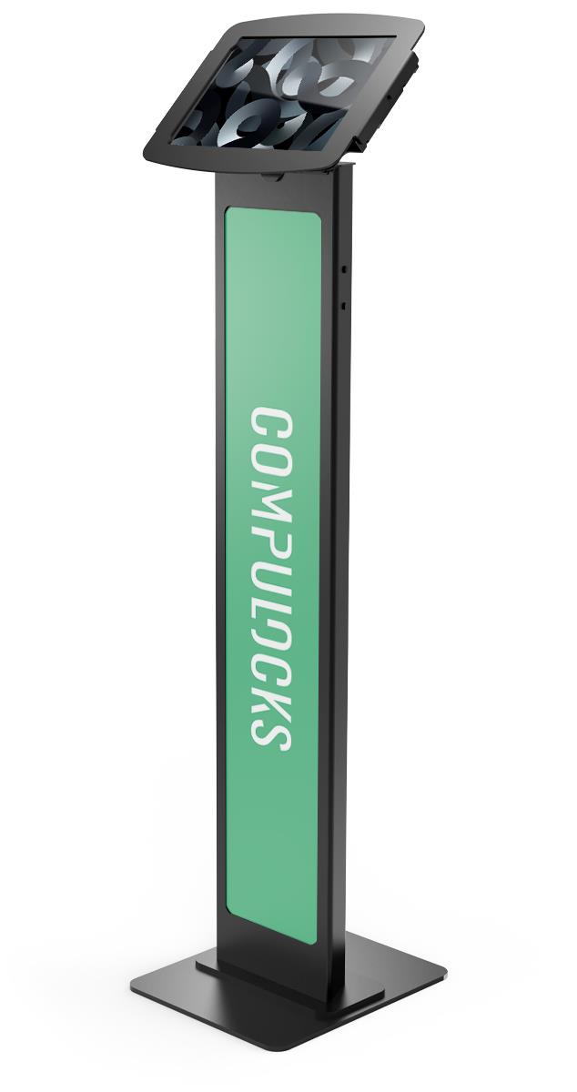 Bundle / BrandMe Floor Stand + Space, Enclosure for iPad Air 10.9in - Black