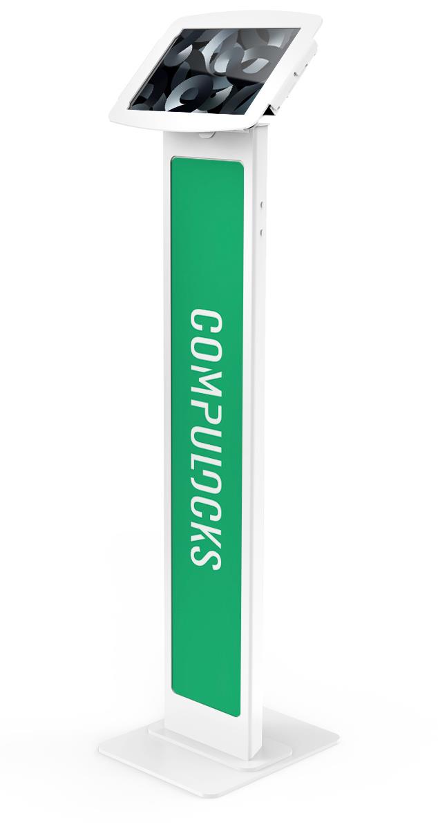 Bundle / BrandMe Floor Stand + Space, Enclosure for iPad Air 10.9in - White