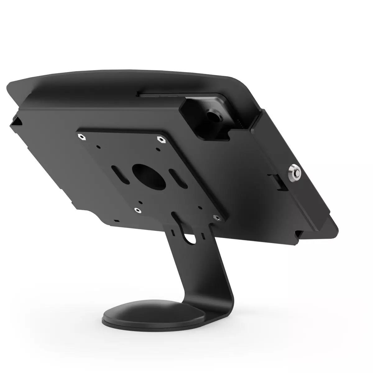 Bundle / VESA Fixed 45 Degree Core Counter Stand or Wall Mount + Space, Enclosure for Galaxy Tab A7 Lite 8.7in - Black
