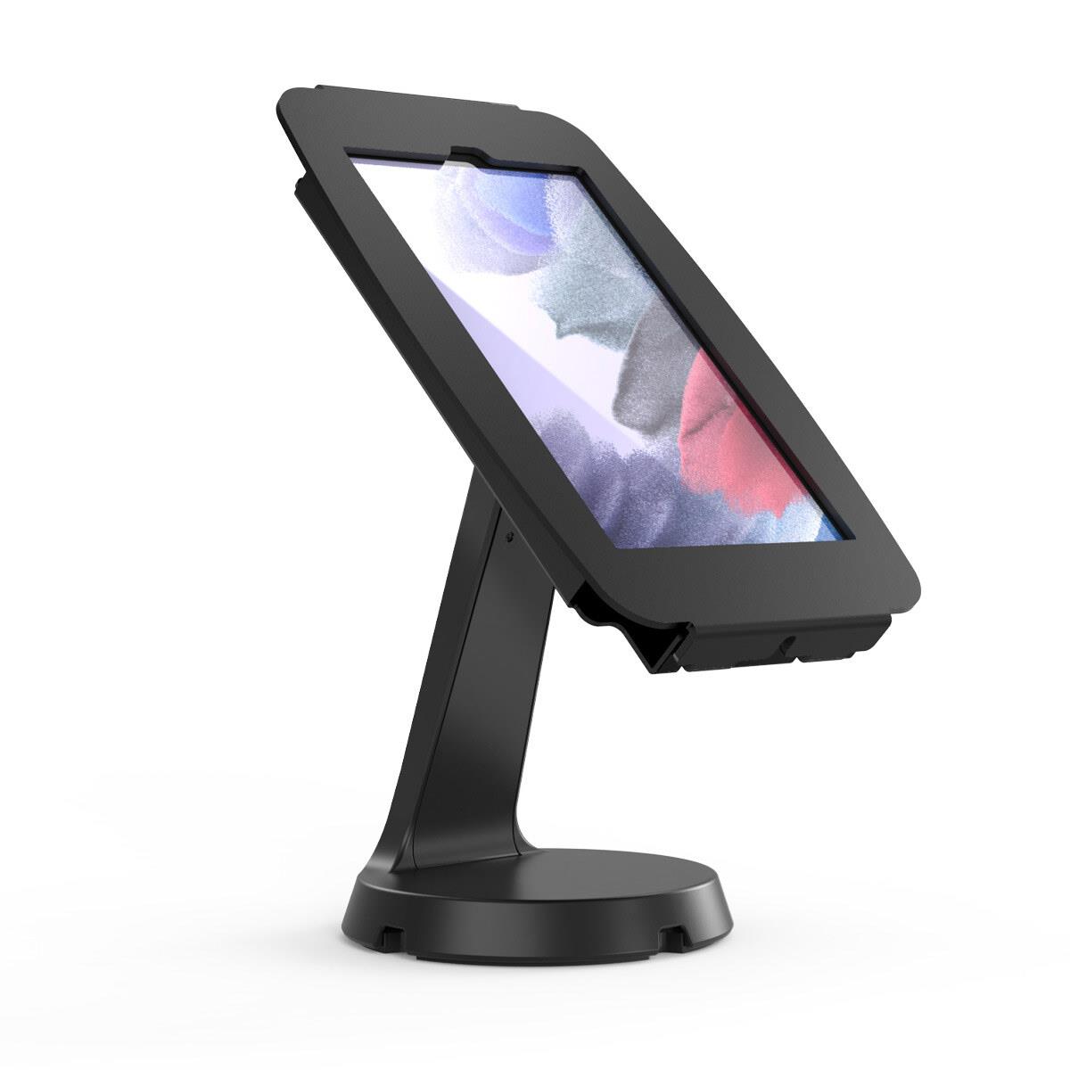 Bundle / VESA Mast Counter Stand + Space, Enclosure for Galaxy Tab A7 Lite 8.7in - Black