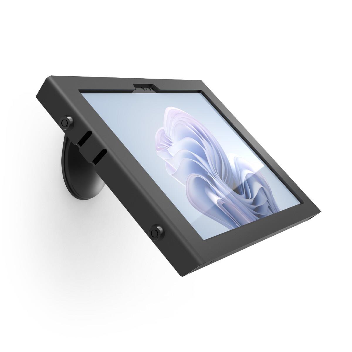 Bundle / VESA Fixed 45 Degree Core Counter Stand or Wall Mount + Apex Enclosure Wall Mount for Surface Pro 8-11 - Black