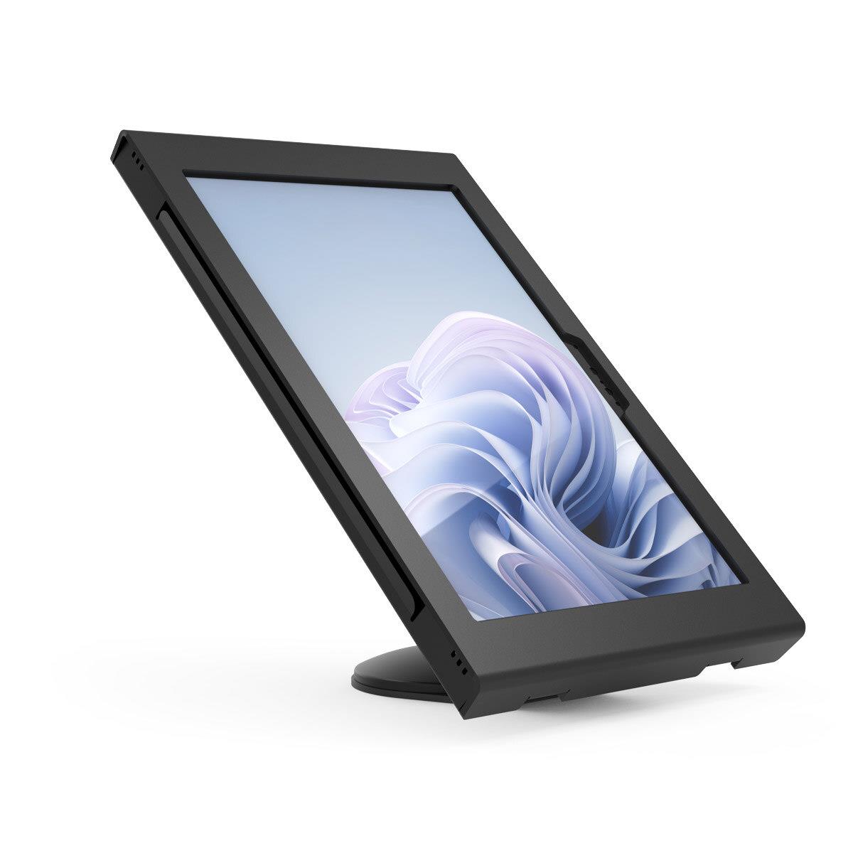 Bundle / VESA Fixed 45 Degree Core Counter Stand or Wall Mount + Apex Enclosure Wall Mount for Surface Pro 8-11 - Black