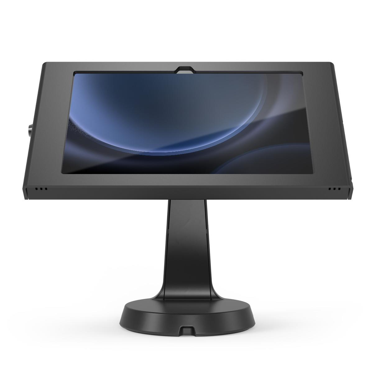Bundle / VESA Mast Counter Stand + Apex Secured Enclosure Wall Mount for Galaxy Tab S9/S9 FE 10.9in - Black
