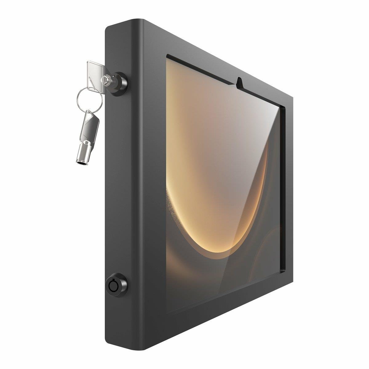 Apex Secured Enclosure Wall Mount for Galaxy Tab S9+/S9 FE+/S10+ 12.4in - Black