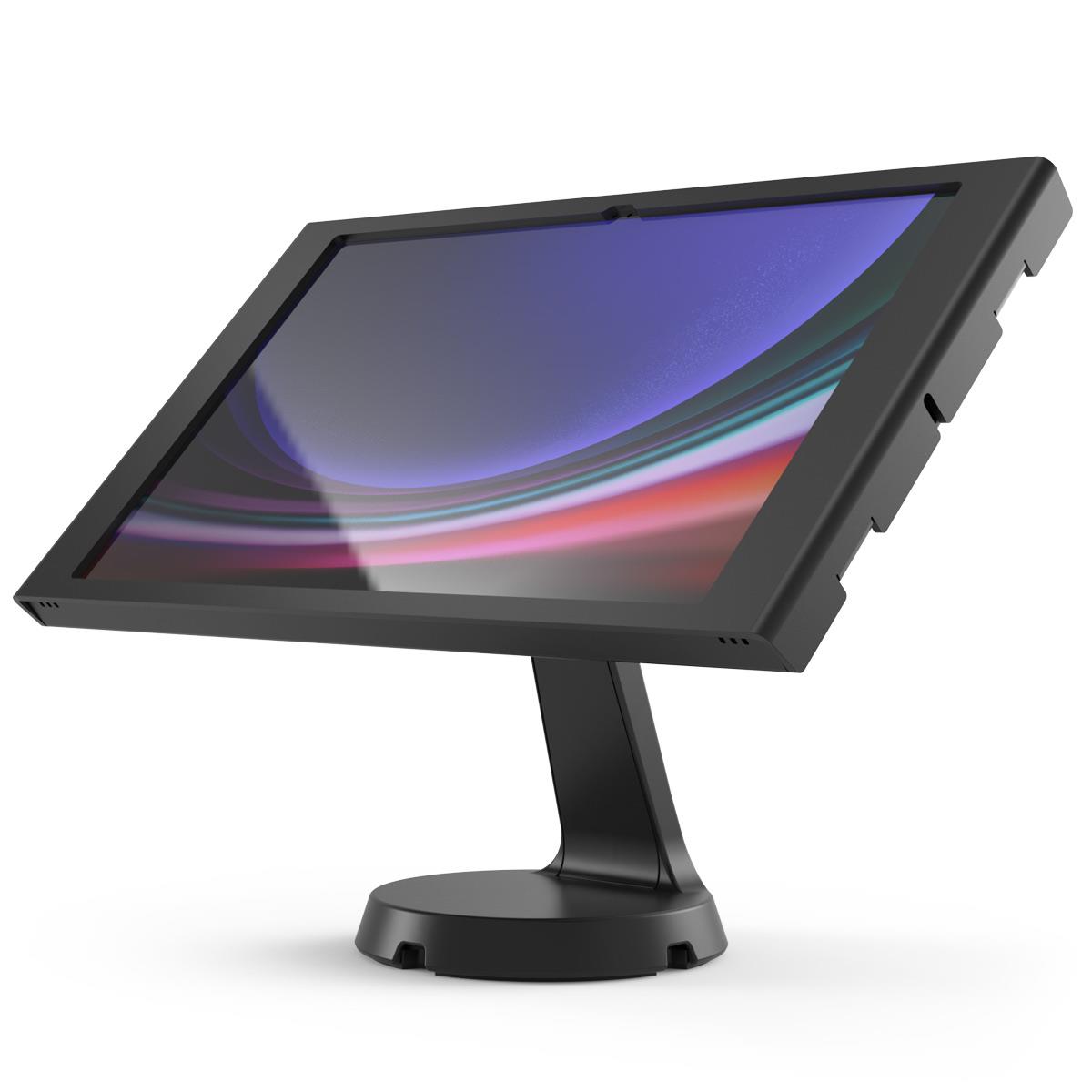 Bundle / VESA Mast Counter Stand + Apex Secured Enclosure Wall Mount for Galaxy Tab S9/S10 Ultra 14.6in - Black