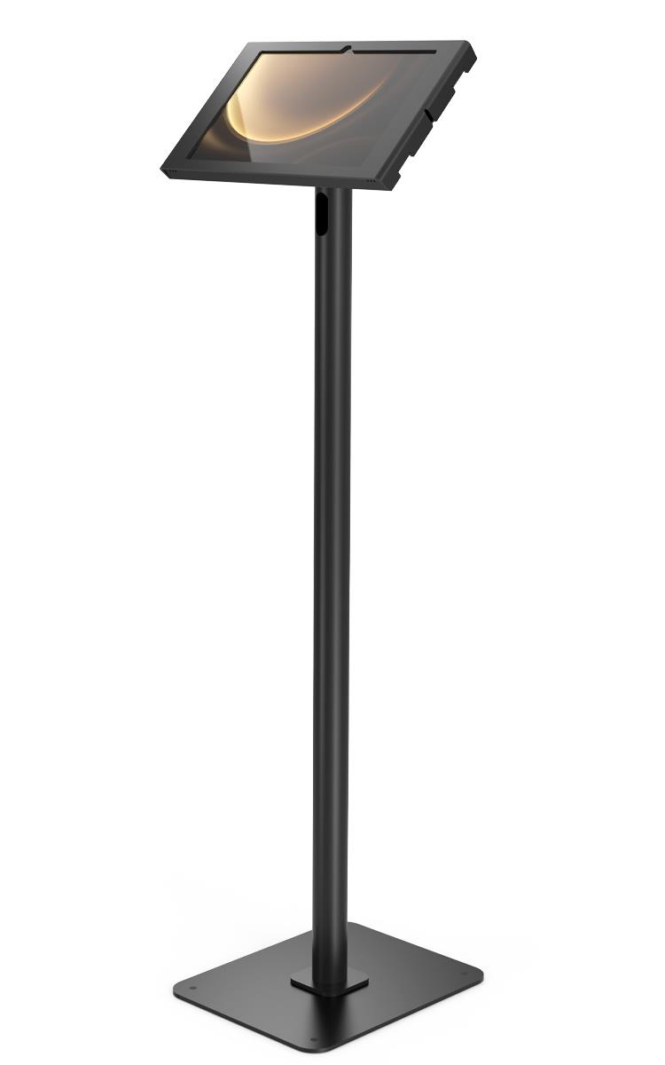 Bundle / Swift Floor Stand + Apex Secured Enclosure Wall Mount for Galaxy Tab S9+/S9 FE+/S10+ 12.4in - Black