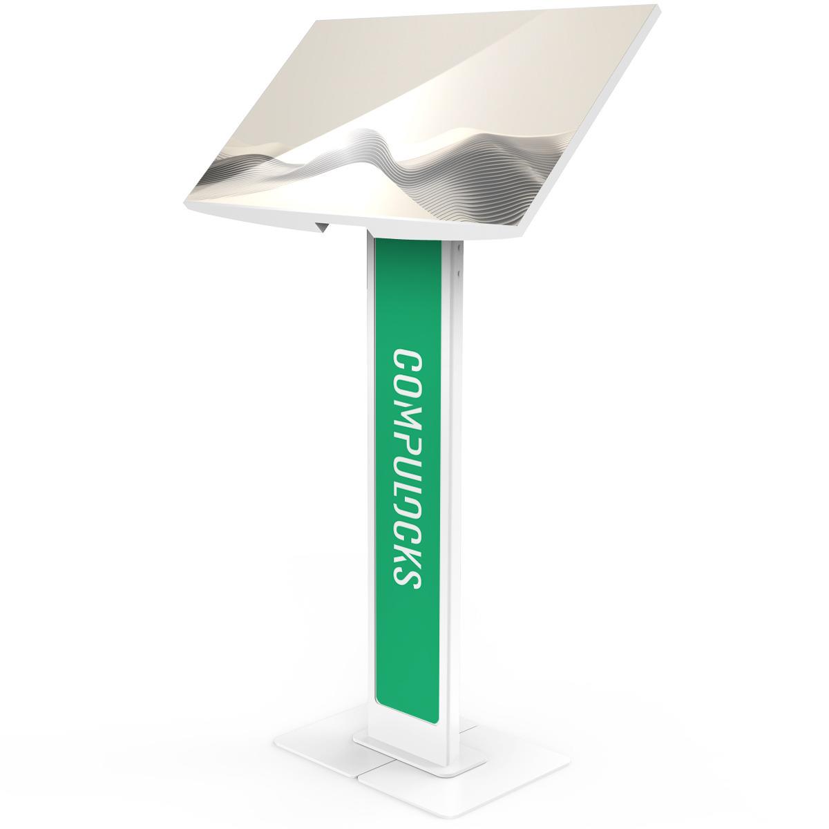 Bundle / BrandMe Floor Stand + Stability Base Plate for the BrandMe Stand - White