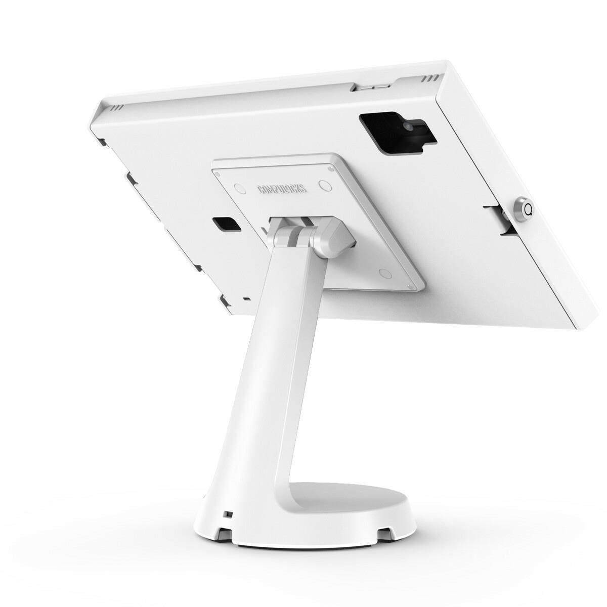 Bundle / VESA Mast Counter Stand + Apex Secured Enclosure Wall Mount for iPad Air M2 & M3 11in - White