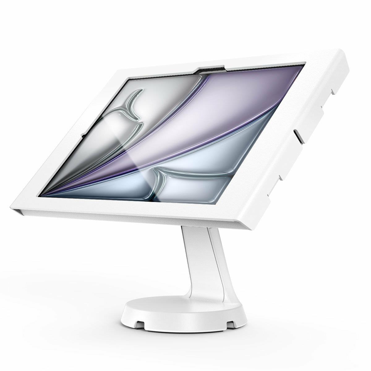 Bundle / VESA Mast Counter Stand + Apex Secured Enclosure Wall Mount for iPad Air M2/M3 13in (2024) - White
