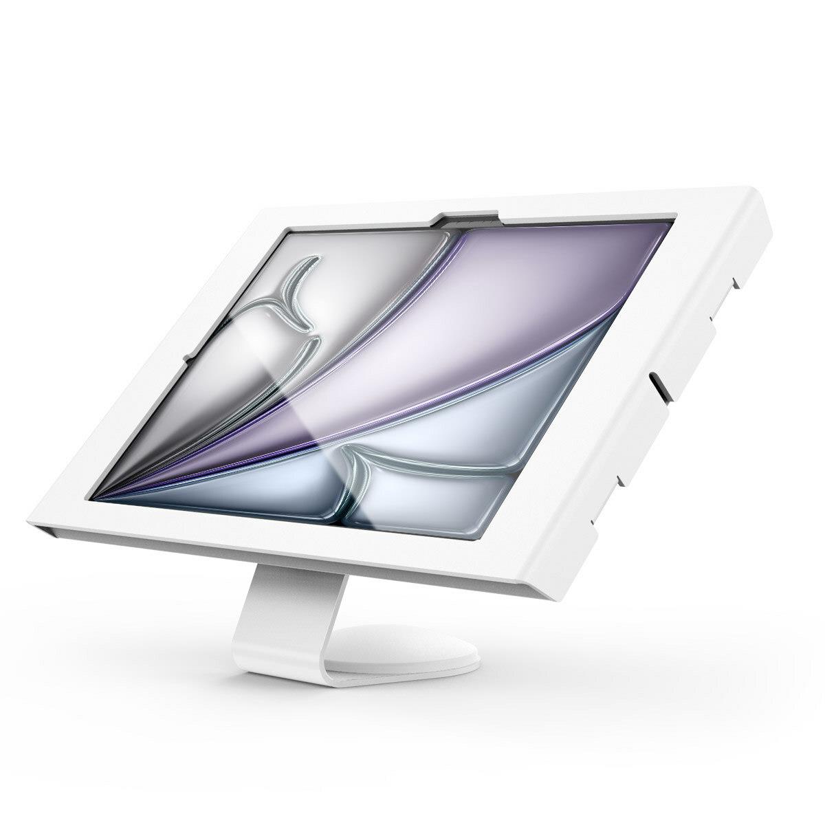 Bundle / VESA Fixed 45 Degree Core Counter Stand or Wall Mount + Apex Secured Enclosure Wall Mount for iPad Air M2/M3 13in (2024) - White