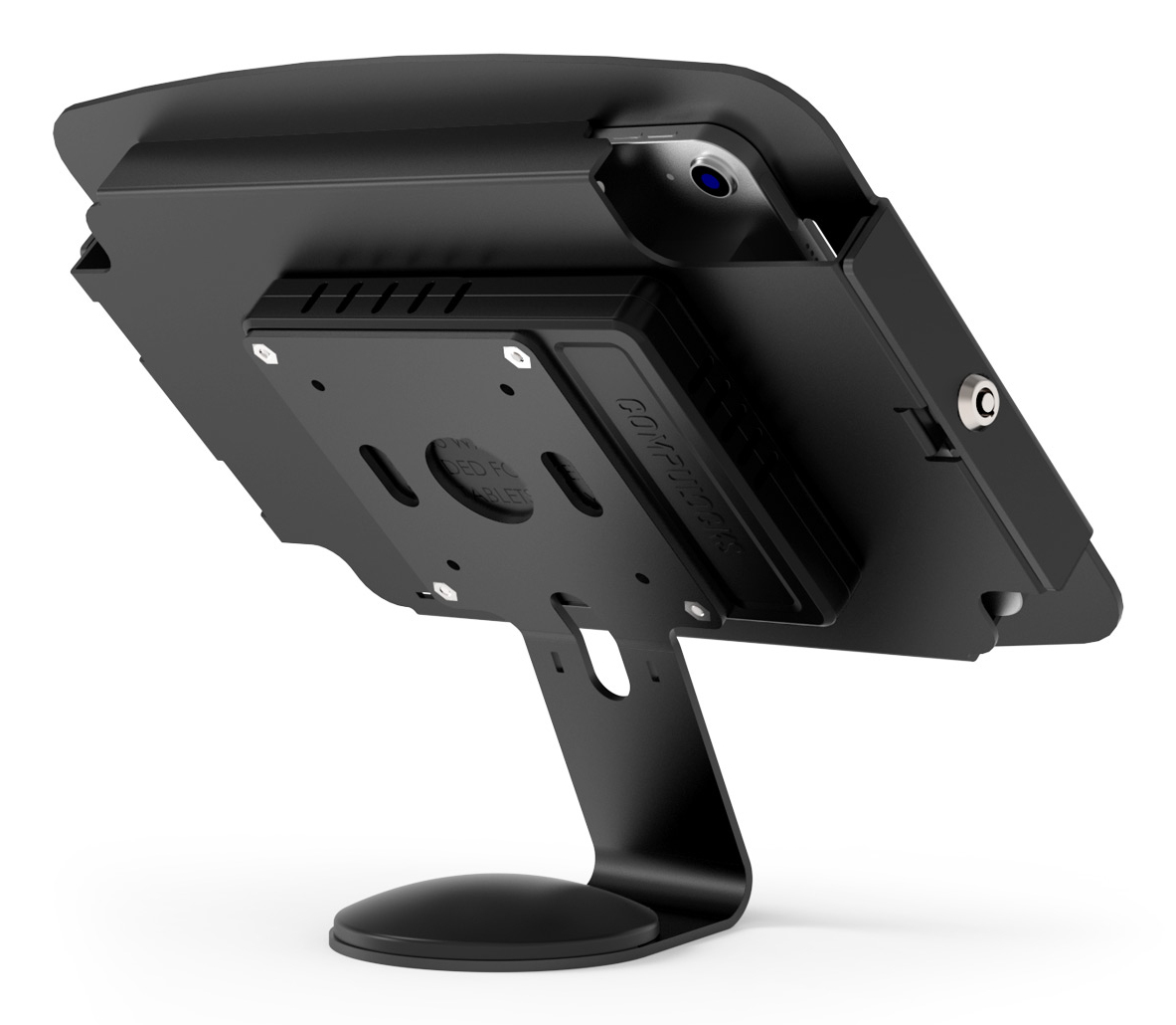 Bundle / VESA Fixed 45 Degree Core Counter Stand or Wall Mount + Space Enclosure + Plus Hub VESA Box for Galaxy Tab A8 10.5in - Black