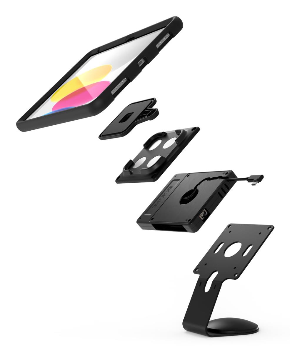 Bundle / VESA Fixed 45 Degree Core Counter Stand or Wall Mount + Magnetix Mount + Plus Hub VESA Box + Plus Hub VESA Box - Black