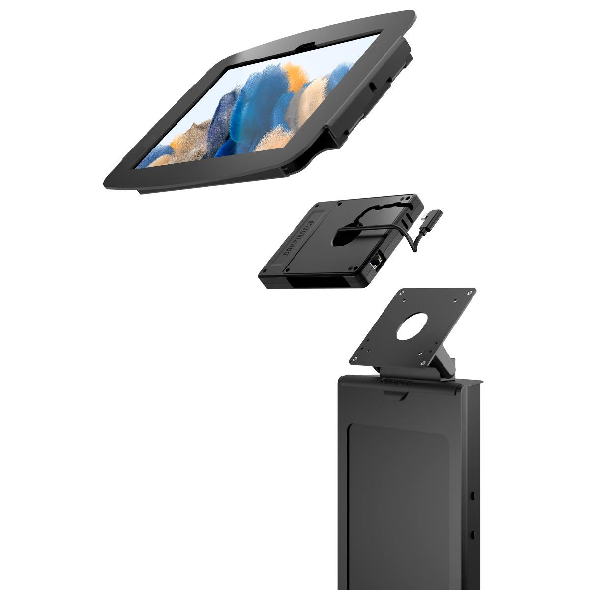 Bundle / BrandMe Floor Stand + Space Enclosure + Plus Hub VESA Box for Galaxy Tab A8 10.5in - Black