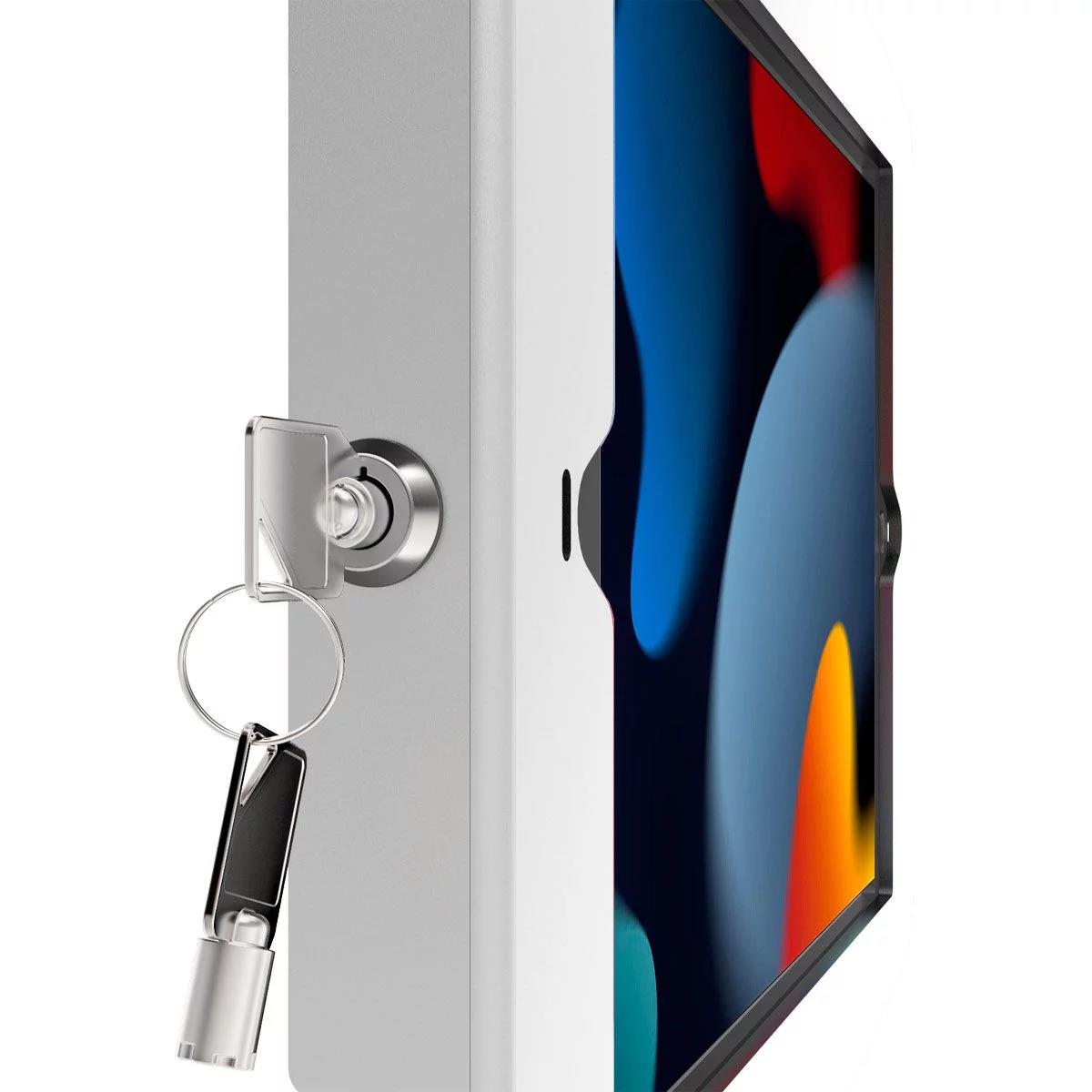 Bundle / Rolling Rise Stand + Space, Enclosure for iPad 10th-11th (A16) Gen - White