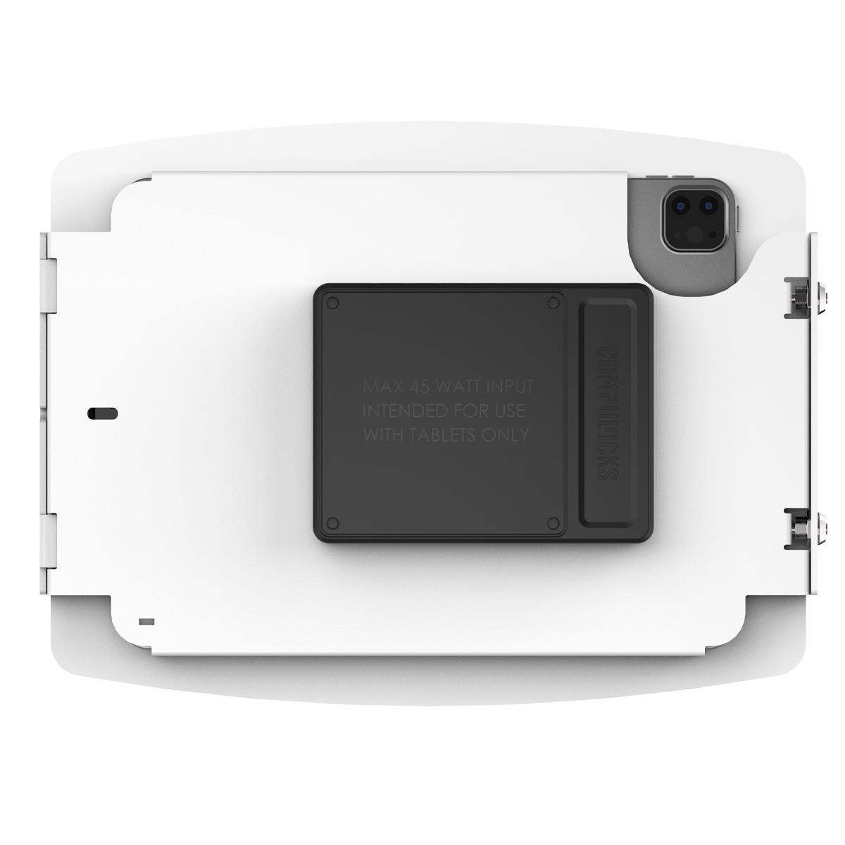 Bundle / Rolling Rise Stand + Space, Enclosure + Plus Hub VESA Box for iPad 10th-11th (A16) Gen - White