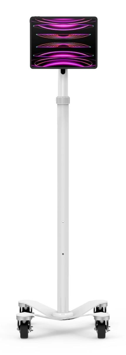 Bundle / Rolling Rise Stand + IT Mount Universal Plate - White