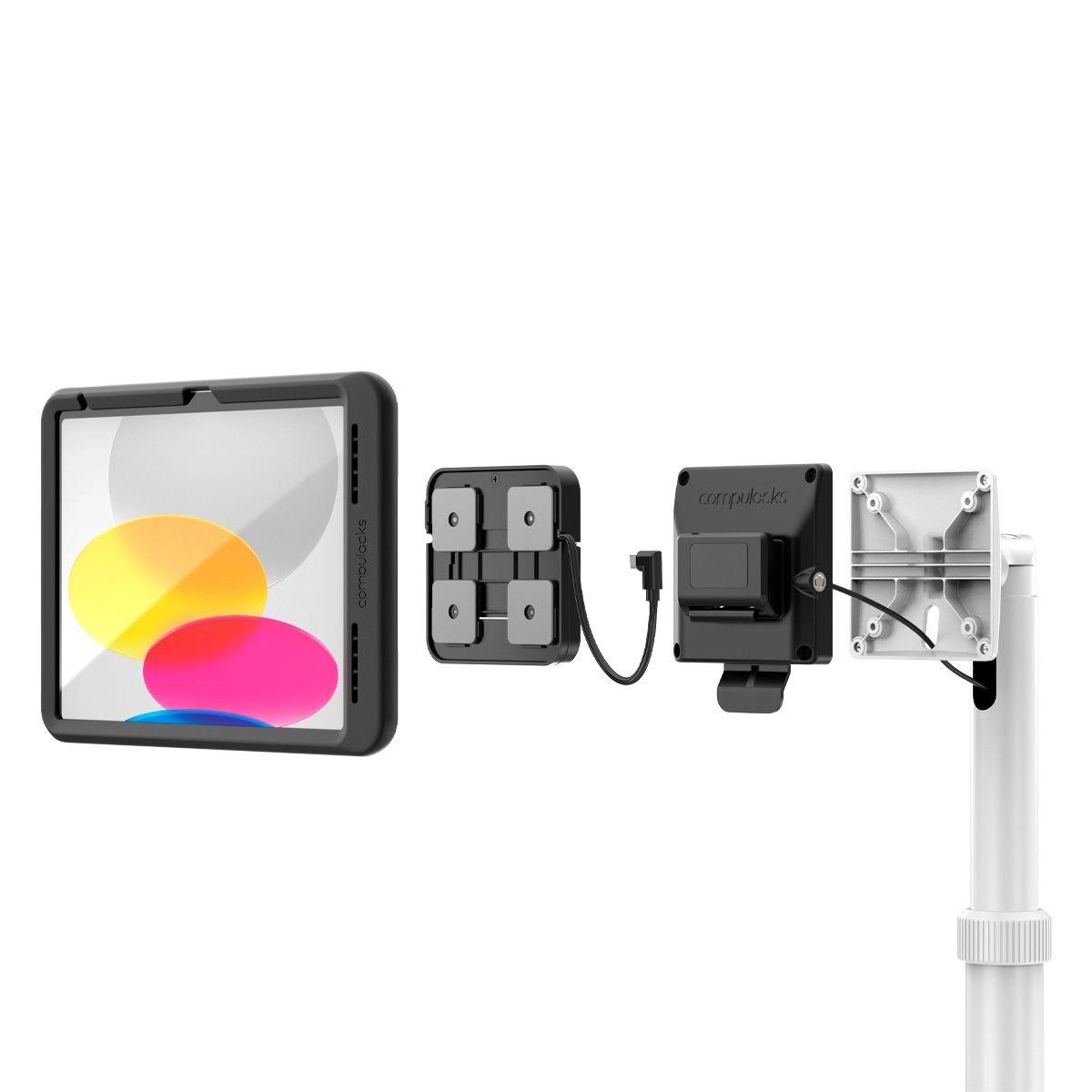 Bundle / Rolling Rise Stand + PowerMove for iPad 10th-11th (A16) Gen - White
