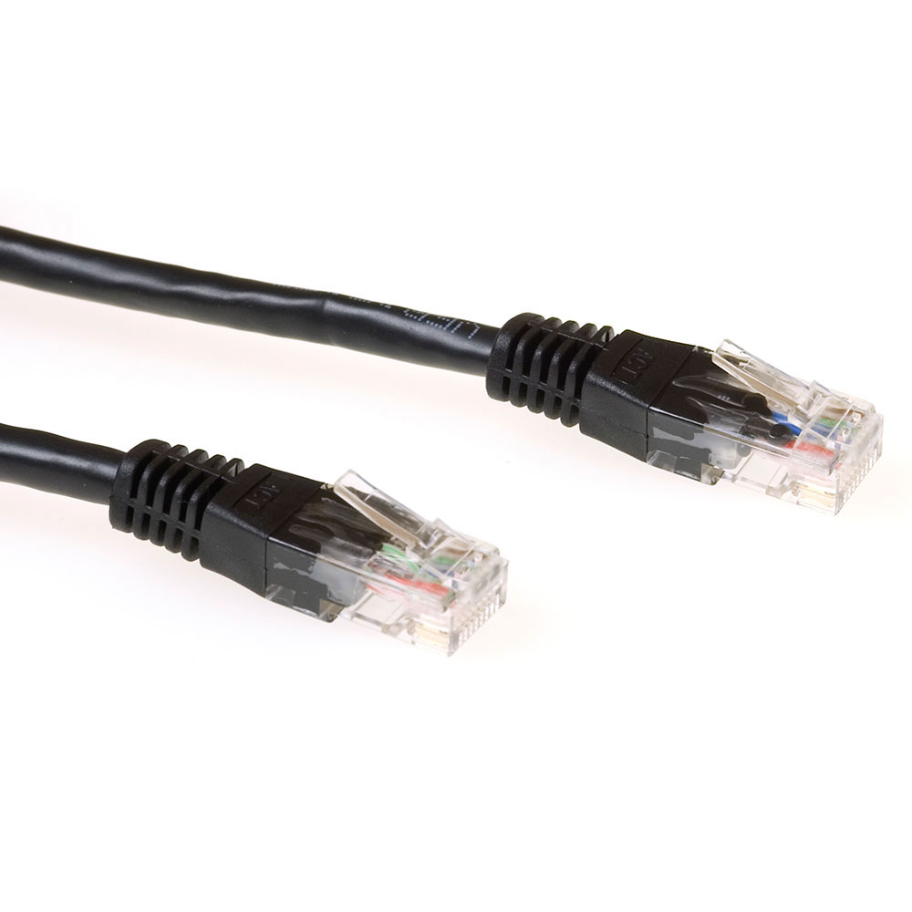 Patch cable - CAT6 - Utp -  2m - Black