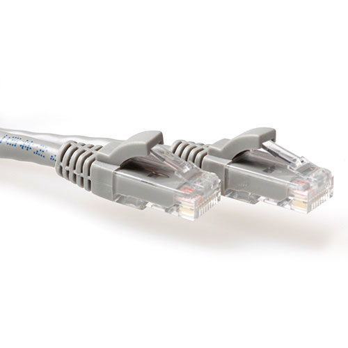 Patch Cable Utp CAT6a Snagless With Rj45 Connectors 4m Grey
