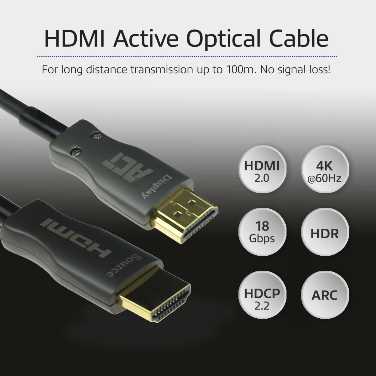 Hdmi Hybrid Hdmi-a Male To Hdmi-a Male - 20m