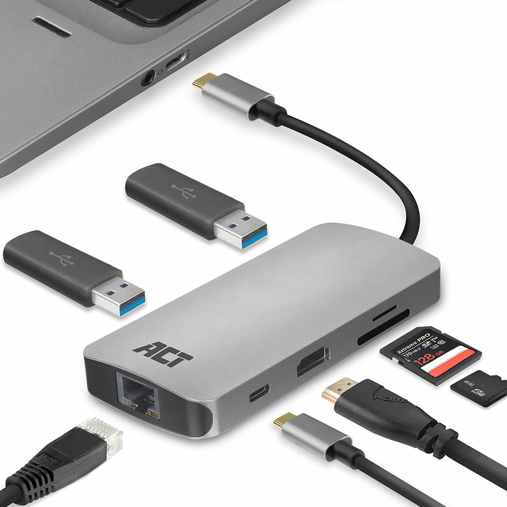 USB-C 4K Multiport Dock with HDMI 2x USB-A