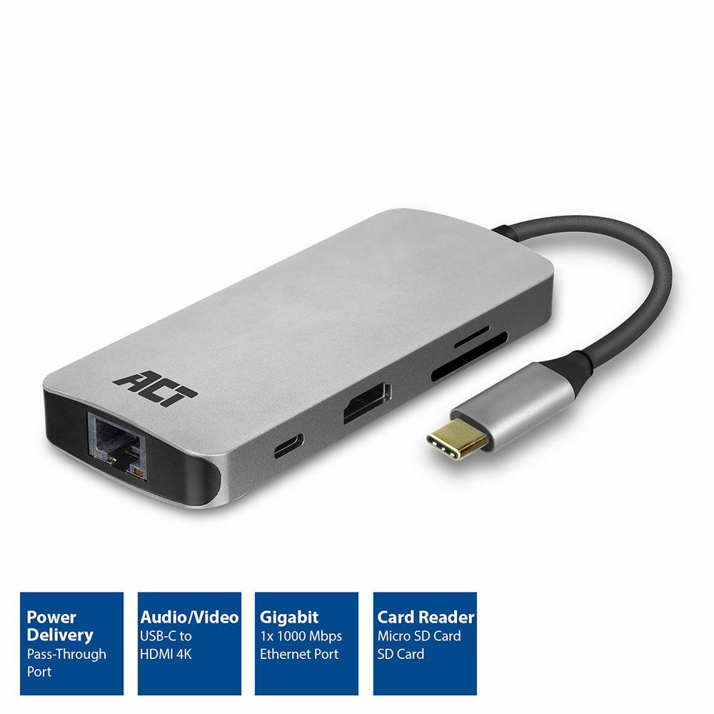 USB-C 4K Multiport Dock with HDMI 2x USB-A
