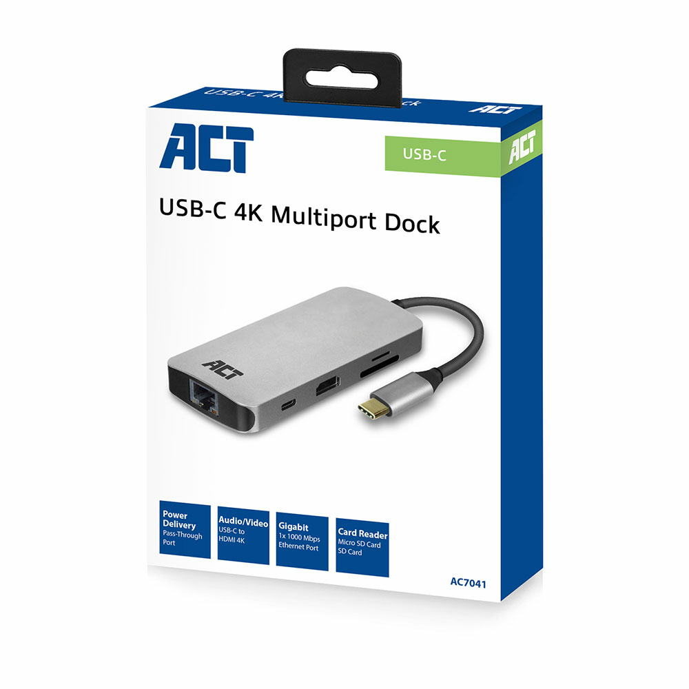 USB-C 4K Multiport Dock with HDMI 2x USB-A