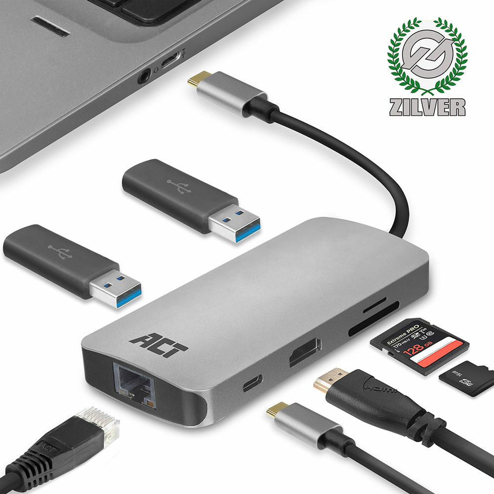 USB-C 4K Multiport Dock with HDMI 2x USB-A