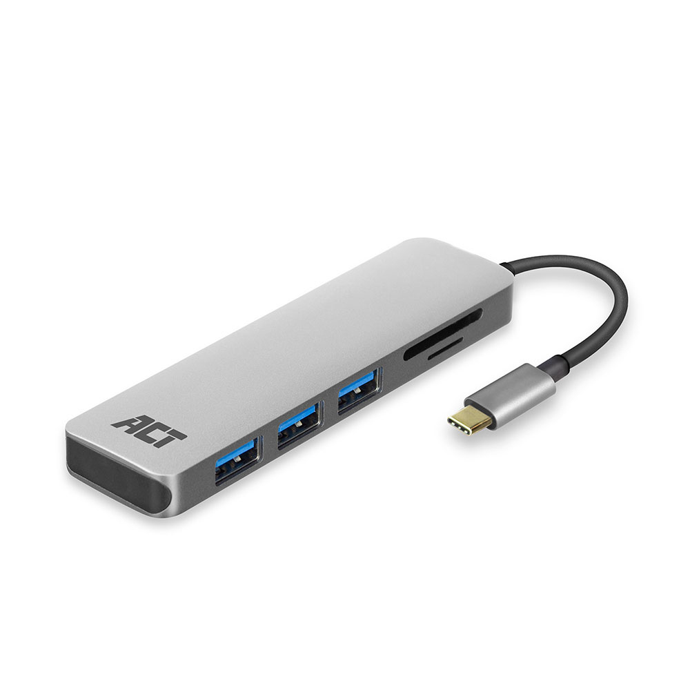 USB-C Hub Card Reader 3xUSB A F 0.15m