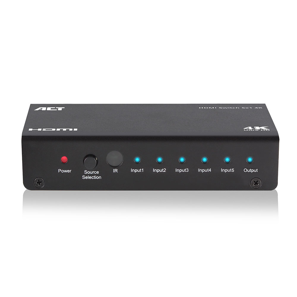 Act 5x 1 Hdmi Switch, 3D And 4k Support