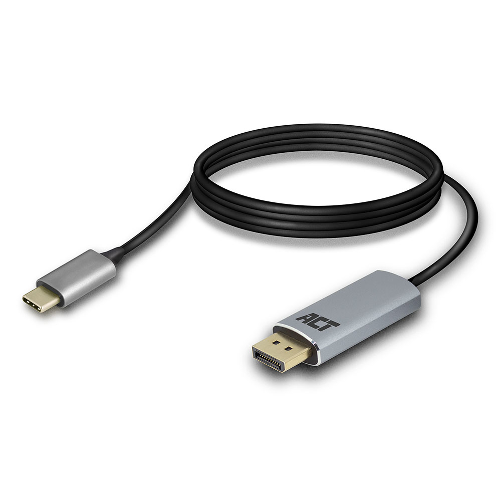 USB-C to DisplayPort Male Connection Cable 4K