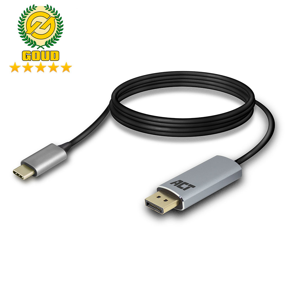 USB-C to DisplayPort Male Connection Cable 4K