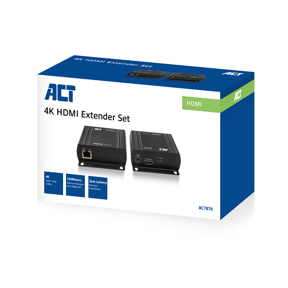 HDMI Over CATX Extender Set up To 100M