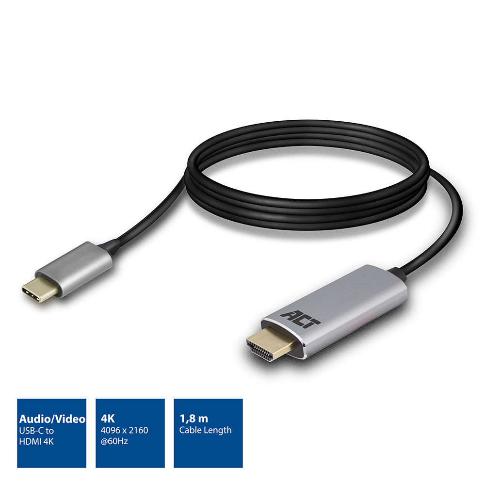 USB-C to HDMI Male Connection Cable 4k