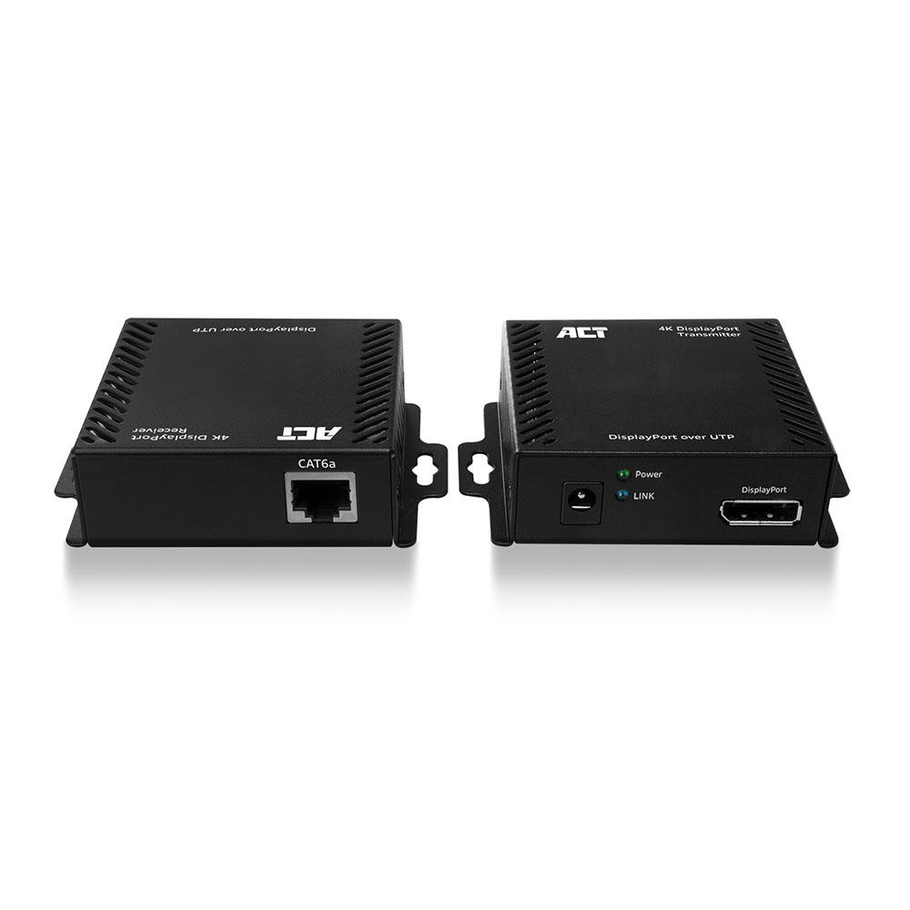 4K DisplayPort Over CATX Extender set up to 70 Meter