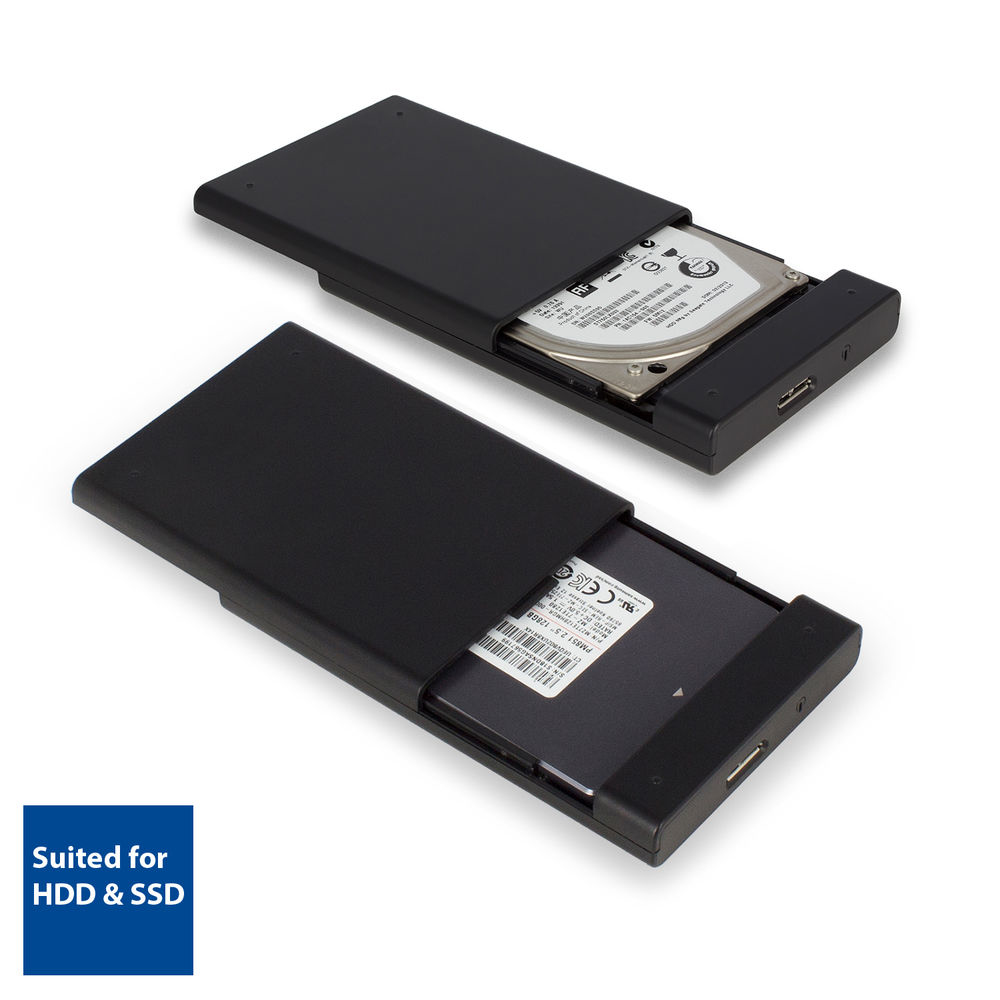 2.5in SATA Hard Drive Enclosure Screwless USB 3.2 Gen1