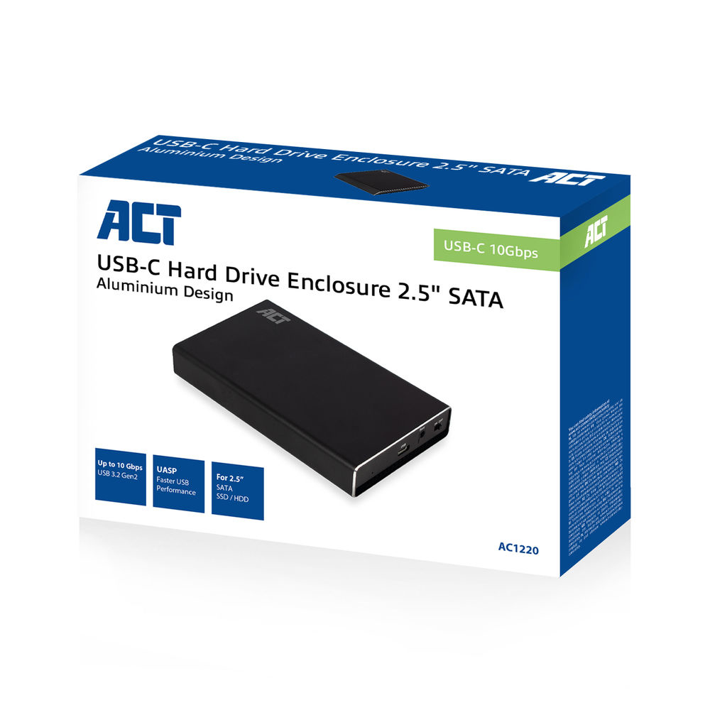 USB-C 3.2 Gen2 2.5 inch HDD/SSD Enclosure