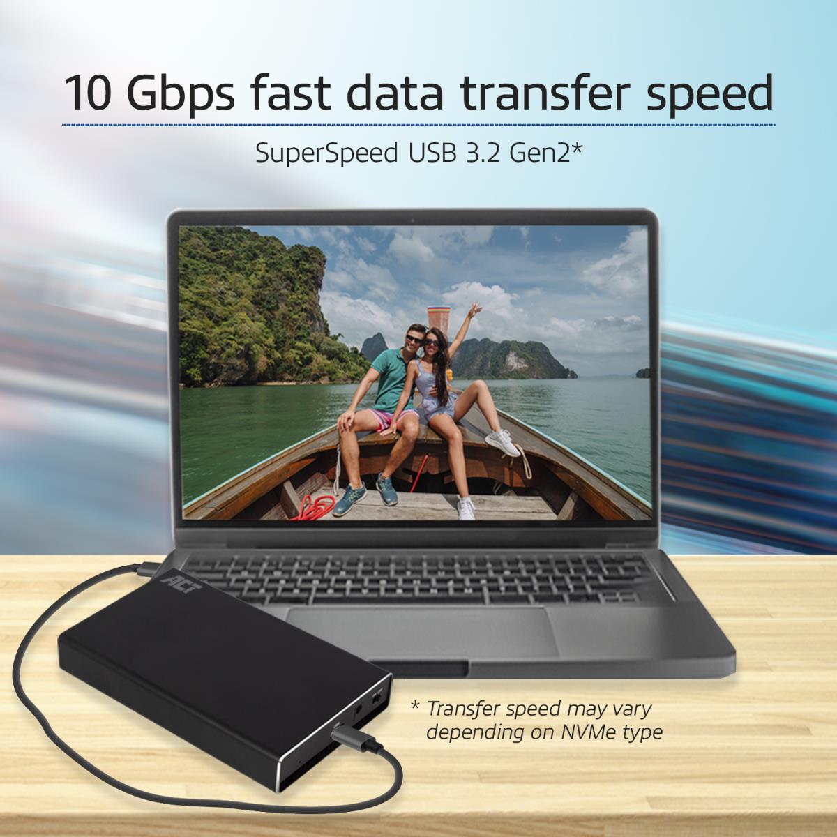 USB-C 3.2 Gen2 2.5 inch HDD/SSD Enclosure