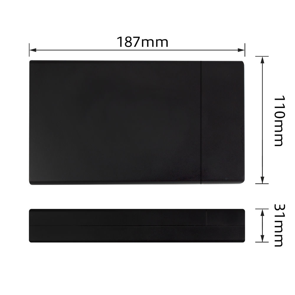 3.5in SATA Hard Drive Enclosure Screwless USB 3.2 Gen1