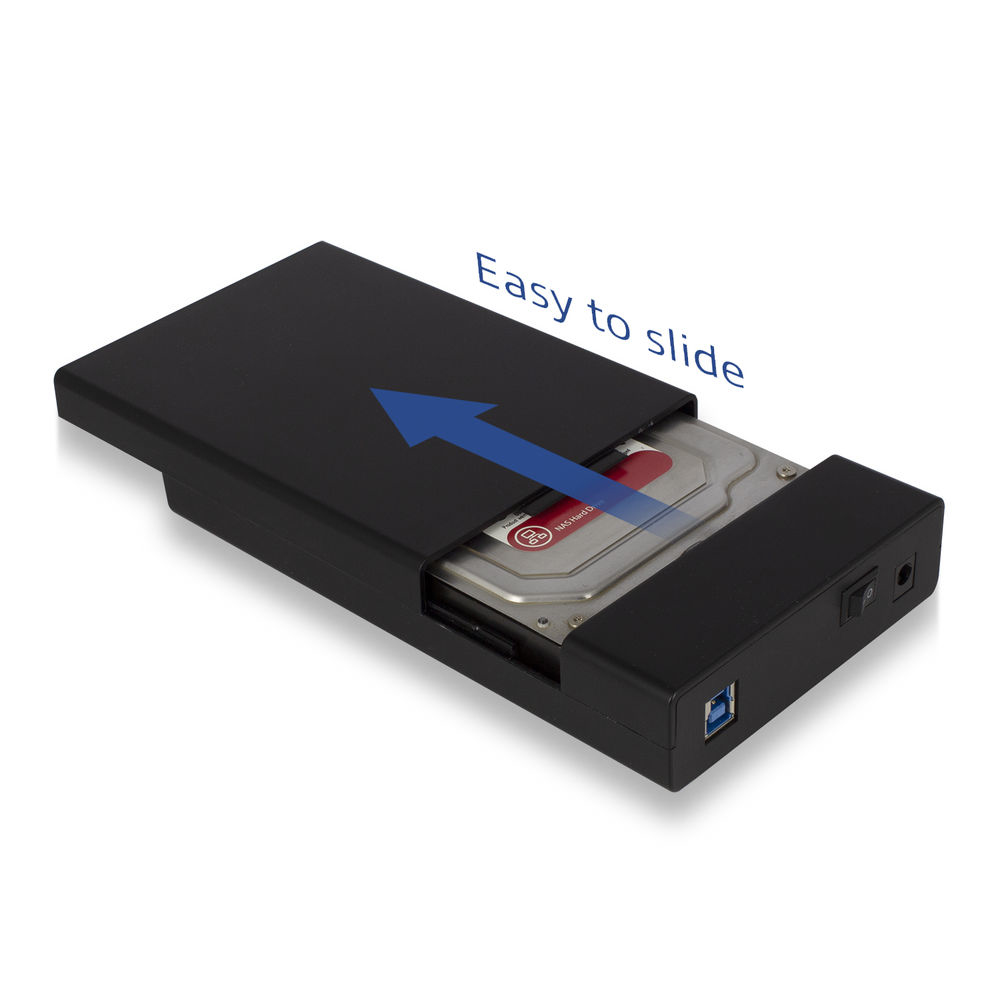 3.5in SATA Hard Drive Enclosure Screwless USB 3.2 Gen1