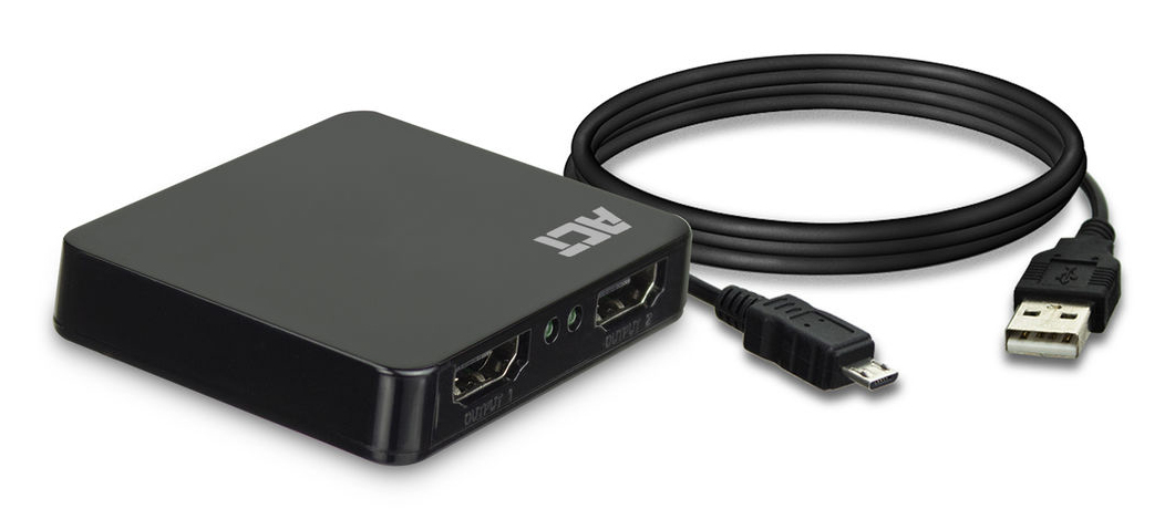 4K HDMI 1.4 splitter 2 ports