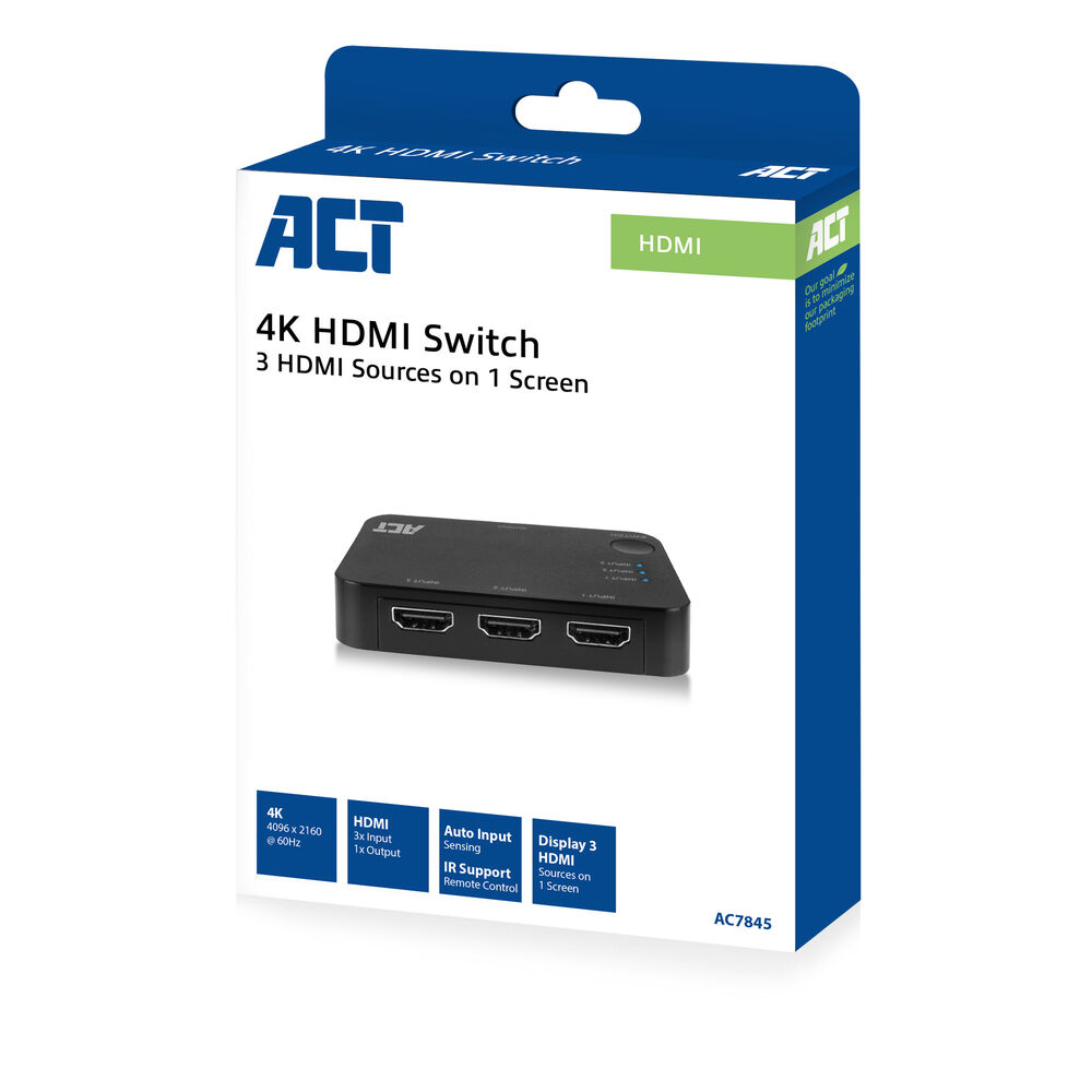 4K HDMI Switch 3x1