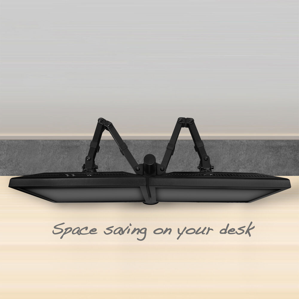 Monitor Desk Mount 2 Screens Up To 32in Vesa