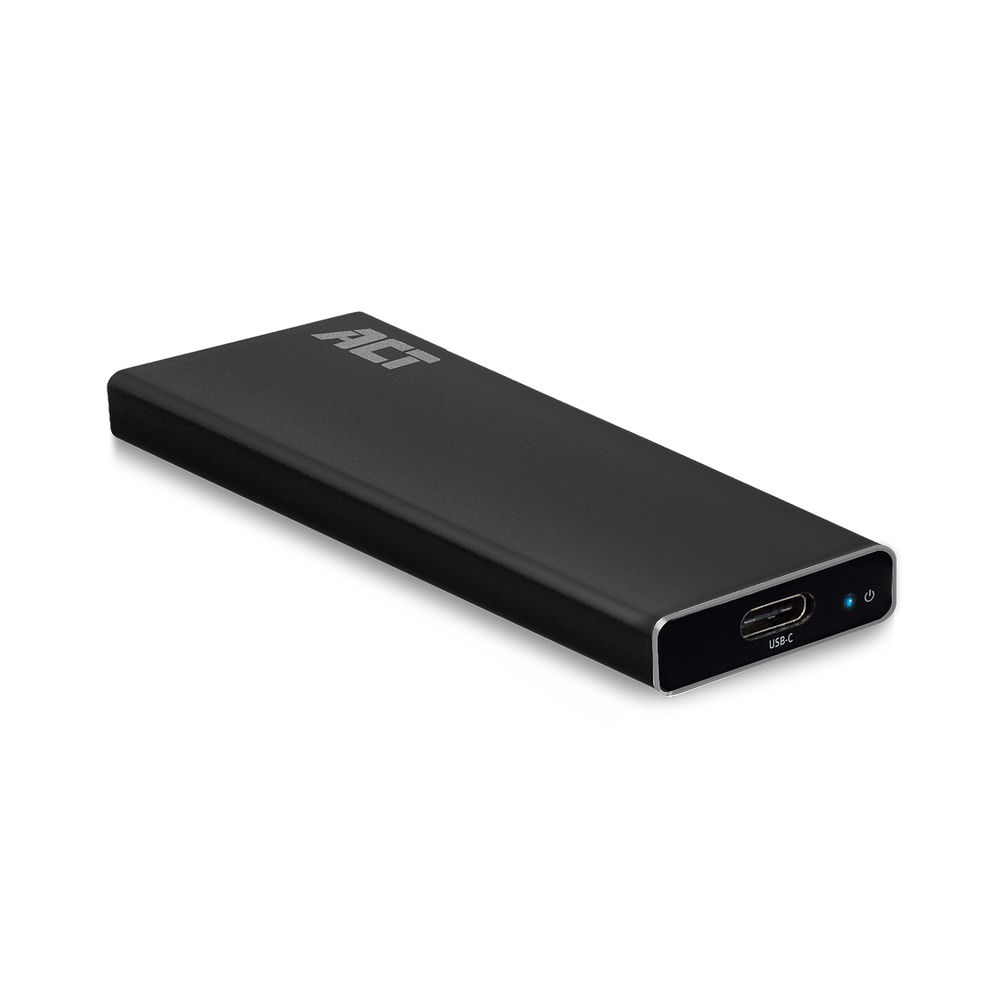 SSD Enclosure / M.2 SATA and NVMe / USB-C 3.2 Gen2 Aluminium