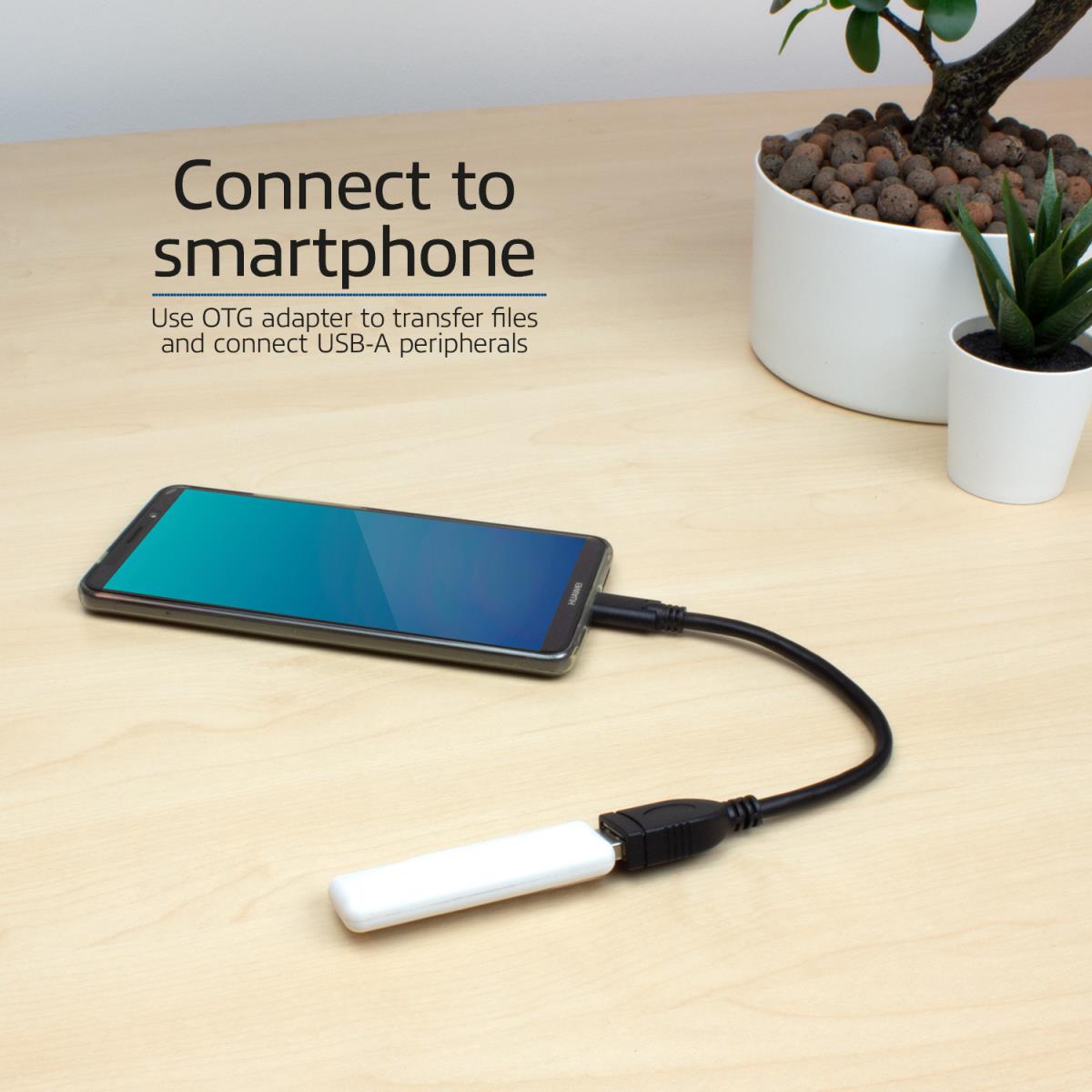 USB 3.2 Gen2 OTG Cable C Male - A Female 0.2m