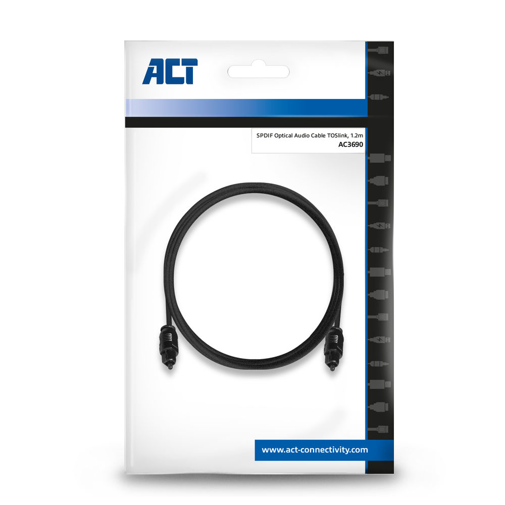 Spdif Toslink Audio Connection Cable Male - Male 1m